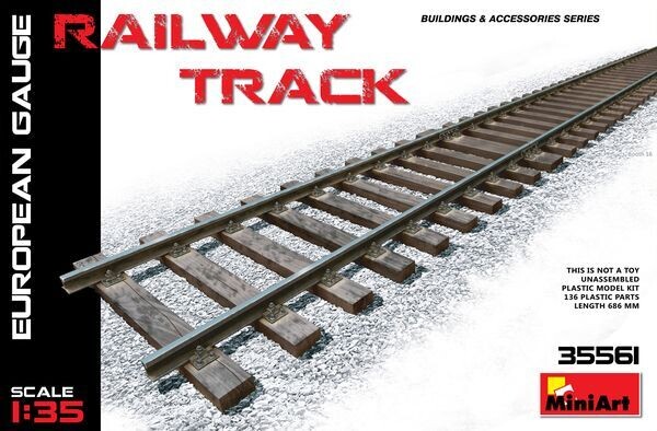 Miniart MA35561 1/35 Railway Track - European Gauge