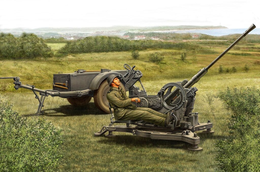 Hobby Boss HB80148 1/35 2cm Flak38 Late Version/Sd.Ah51