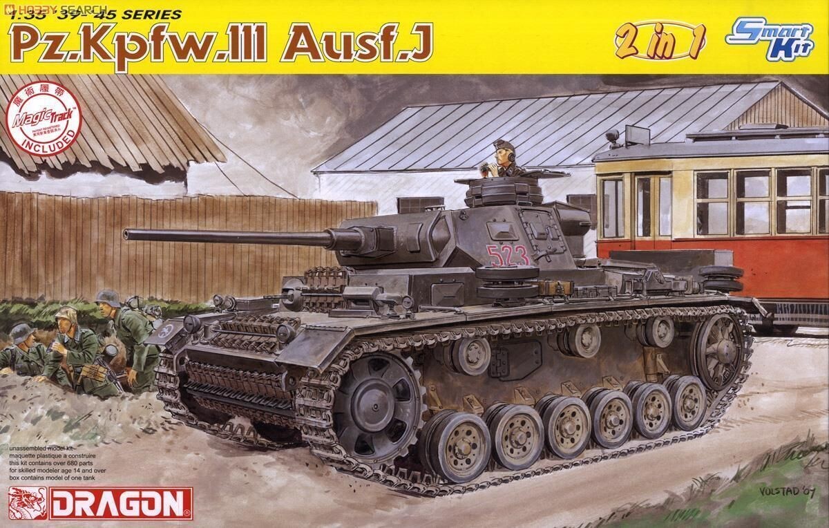 DRAGON DR6394 1/35 Pz.Kpw.III  Ausf.J ( 2in1 )