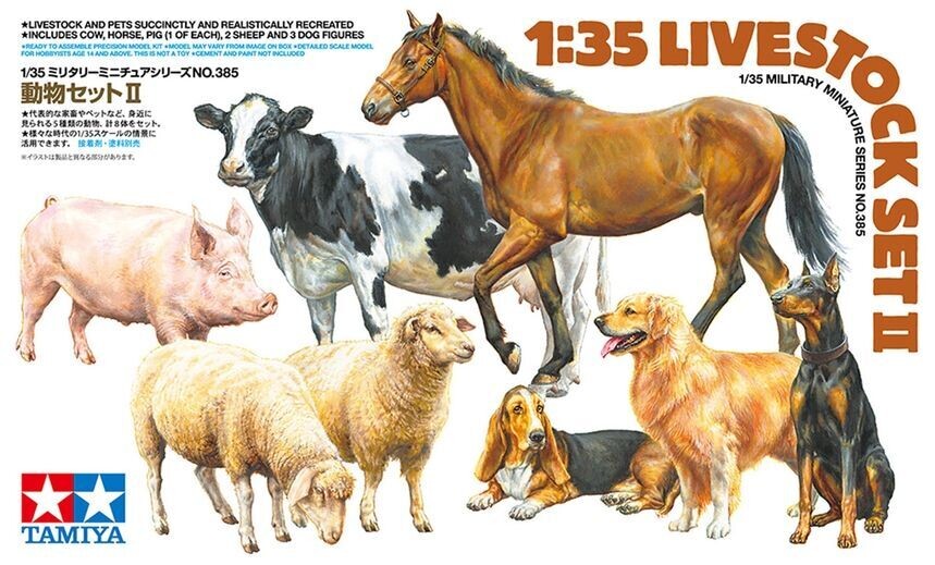 TAMIYA TM35385 1/35 Livestock Set II