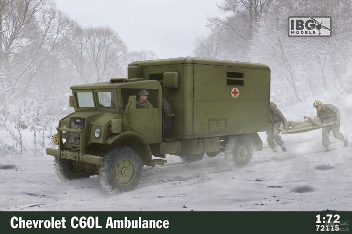 IBG IBG72115 1/72 Chevrolet C60L Ambulance
