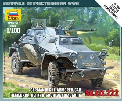 Zvezda ZV6157 1/100 Sd.Kfz.222 Armored Car