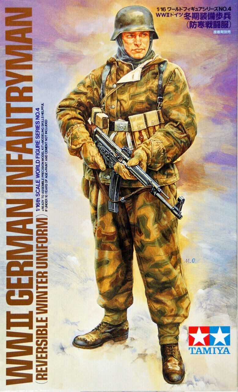 TAMIYA TM36304 1/16 WWII German Infatryman ( Reversible Winter Uniform )