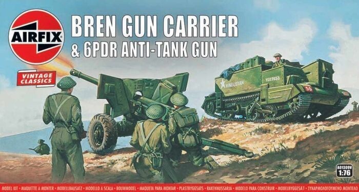 Airfix AF01309V 1/72 Bren Gun Carrier & 6pdr. Anti Tank Gun