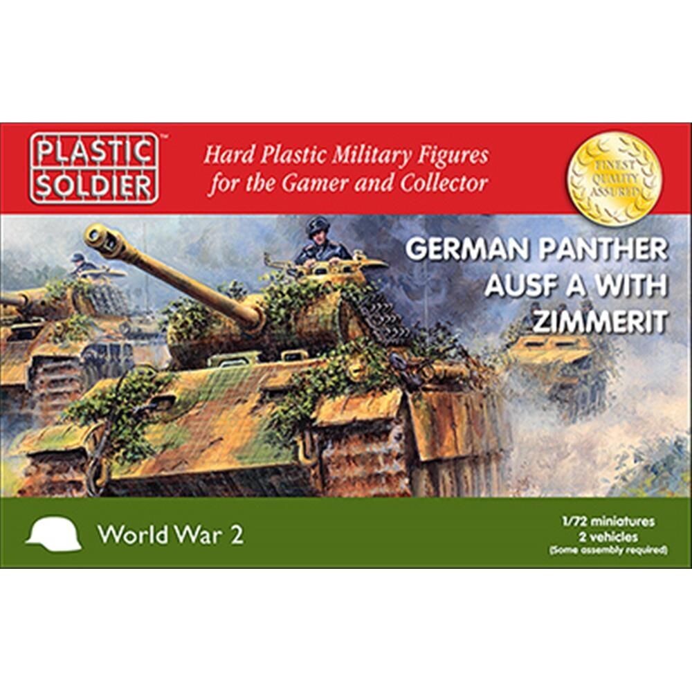 Plastic Soldier PSCV20011 1/72 REINFORCEMENT PANTHERS w/Zimmerit