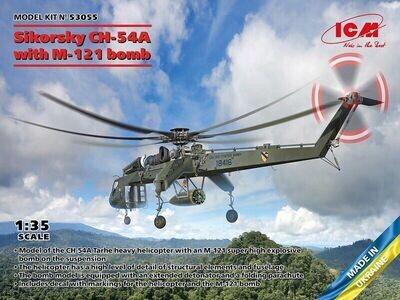 ICM ICM53055 1/35 Sikorsky CH-54A Tarhe with BLU -82/B Daisy Cutter Bomb