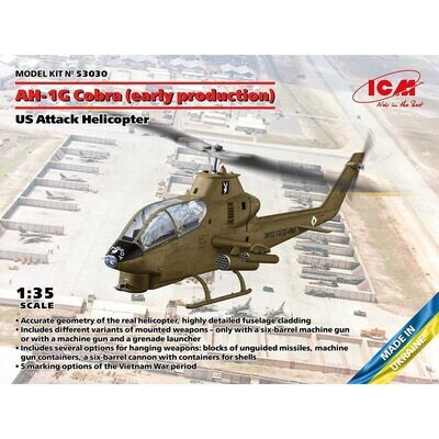 ICM ICM53030 1/35 AH-1G Cobra, US Attack Helicopter