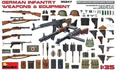 Miniart MA35247 1/35 WW.II German Infantry Weapons & Equipment