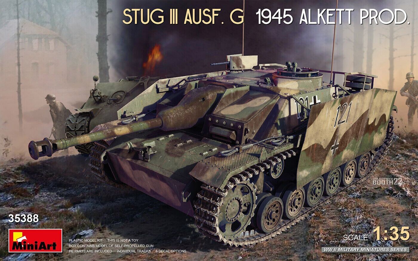 Miniart MA35388 1/35 StuG. III  Ausf. G 1945 - Alkett Prod. - SOMMERANGEBOT !!!!