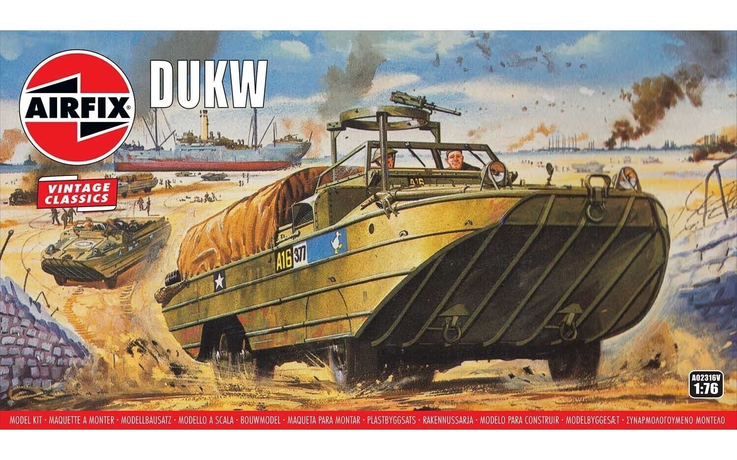 Airfix AF02316V 1/76 DUKW, Vintage Classics
