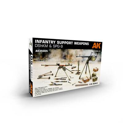 AK AK35005 - Infantry Support Weapon DShKM & SPG - 9