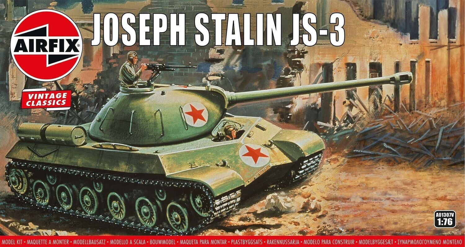 Airfix AF01307V 1/76 Soviet Joseph Stalin IS-3, Vintage Classics