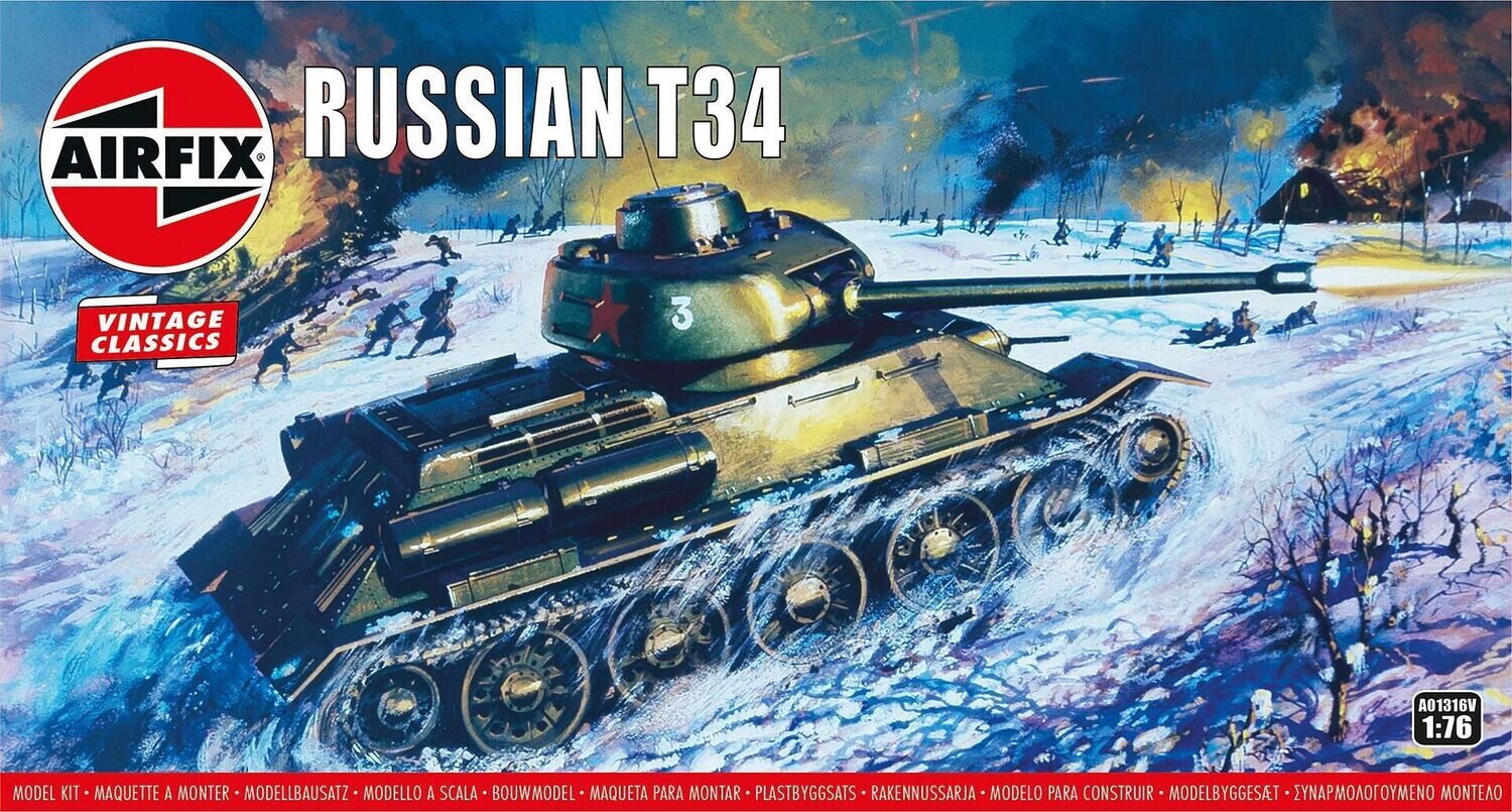 Airfix AF01316V 1/76 Soviet T-34/85 Tank