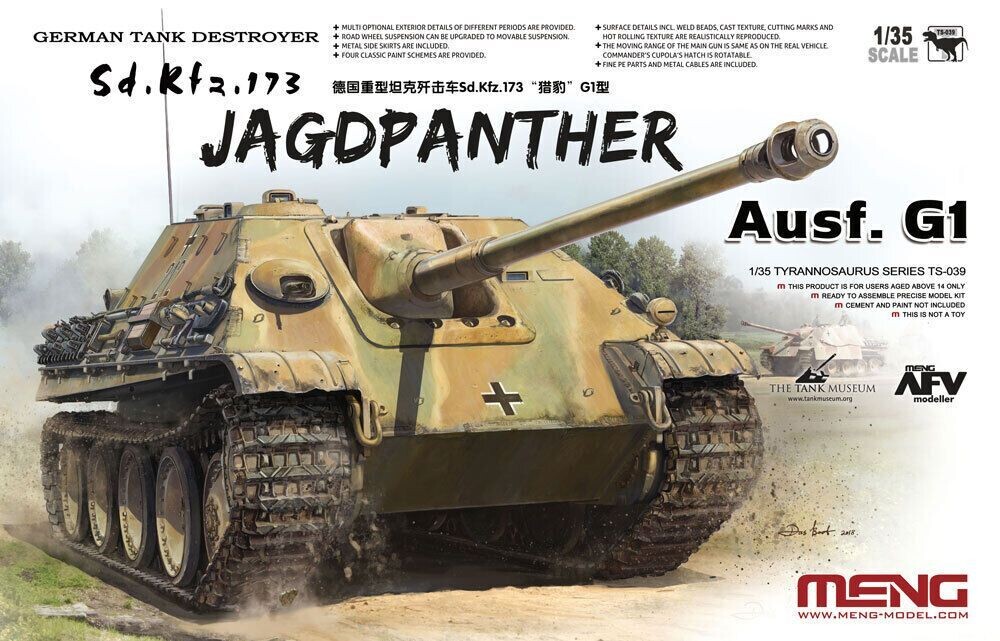 Meng TS039 1/35 German Tank Destroyer Sd.Kfz.173 Jagdpanther Ausf.G1