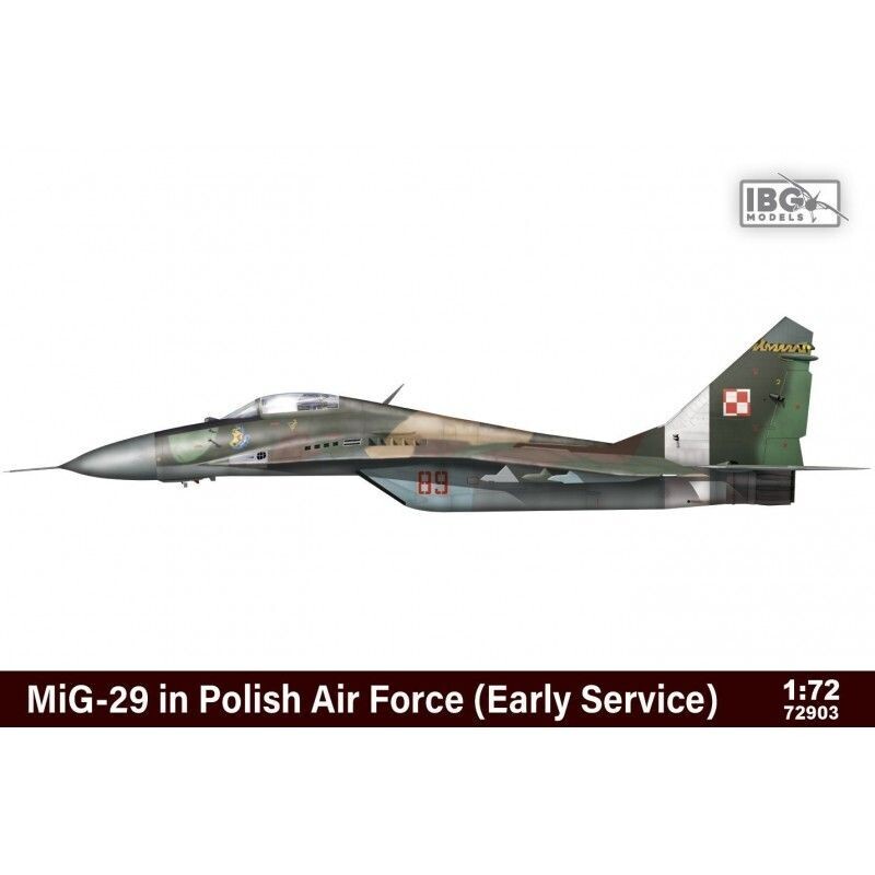 IBG IBG72903 1/72  MiG-29 in Polish Air Force ( Early Service ) ( LIMITED EDITION - include additional 3d printed parts )