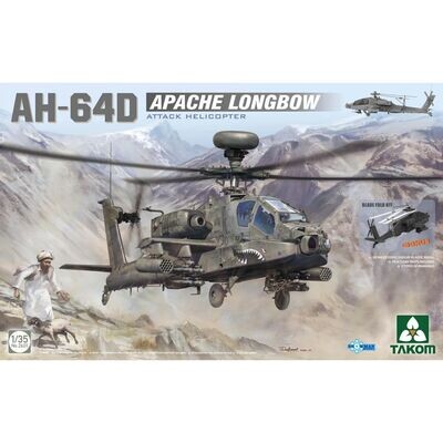 TAKOM TAK2601 1/35 AH - 64D APACHE LONGBOW ATTACK HELICOPTER