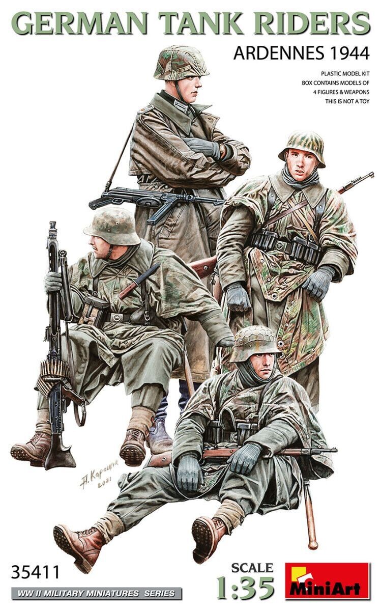 Miniart MA35411 1/35 German Tank Riders - Ardennes 1944