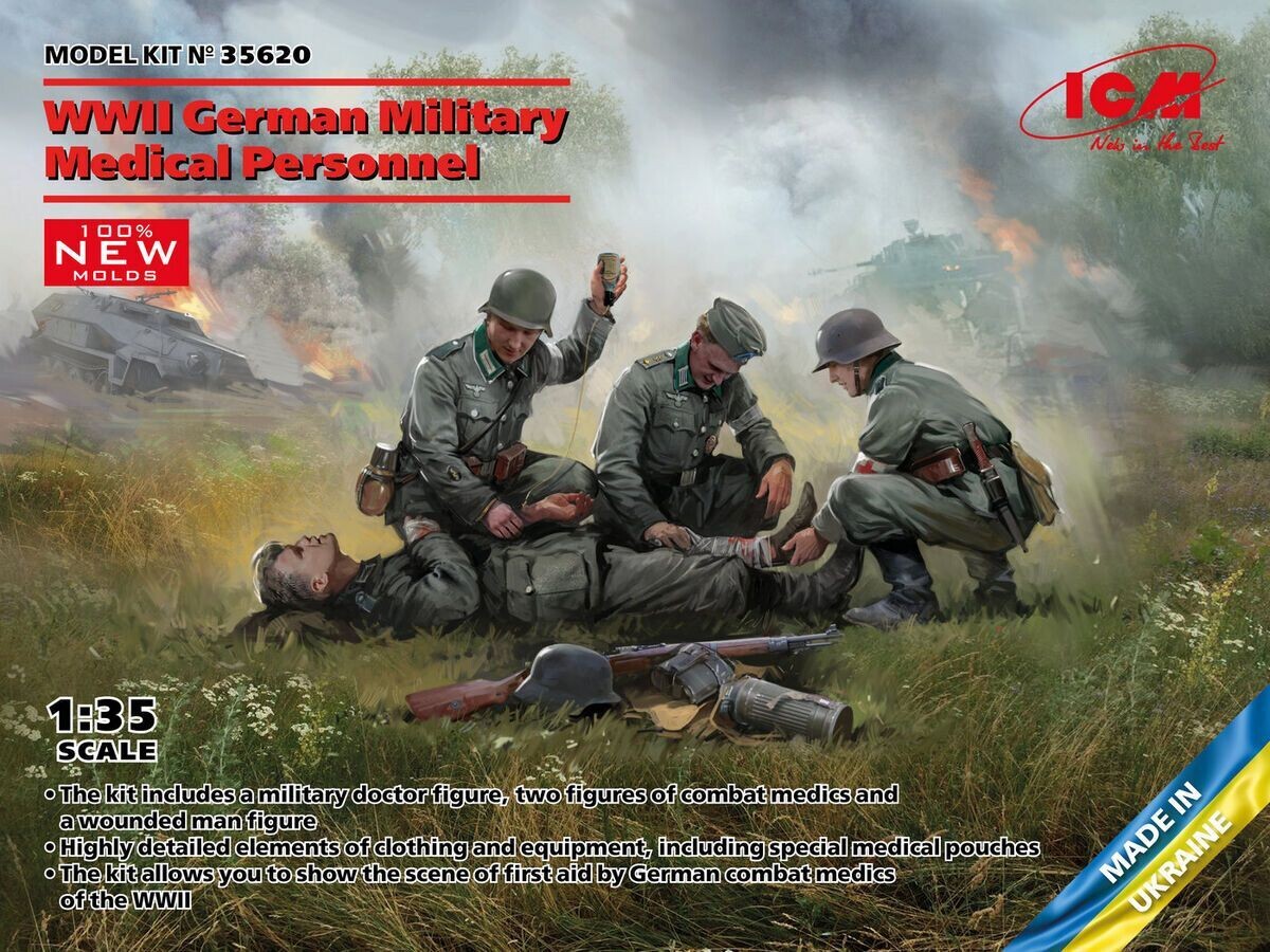 ICM ICM35620 1/35 WW.II German Military Medical Personnel