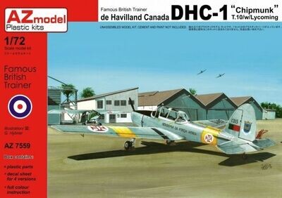 AZ Model AZ7559 1/72 DHC-1 Chipmunk T.10 w/ Lycoming engine ( Anglia, Portugalia )