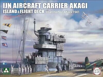 TAKOM TAK5023 1/72 IJN Aircraft Carrier Akagi - Island and Flight Deck, Pearl Harbor Attack 1941