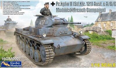 Gecko Models 16GM0007 1/16 Pz.Kpfw.II Ausf.C Modified ( French Campaign )