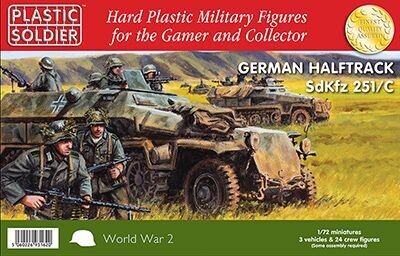Plastic Soldier PSCV20003 1/72 German Sd.Kfz. 251/C Halftrack