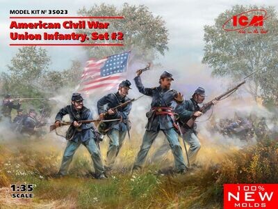 ICM ICM35023 1/35 American Civil War Union Infantry. Set #2