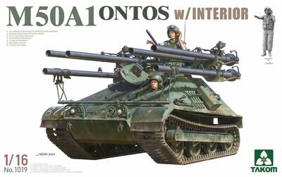 TAKOM TAK1019 1/16 M50A1 Ontos with Interior