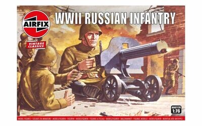 Airfix AF00717V 1/76 WW.II Russian Infantry VINTAGE