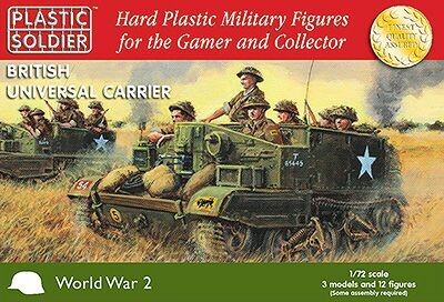 Plastic Soldier PSCV20007 1/72 British Universal Carrier - Easy Assembly