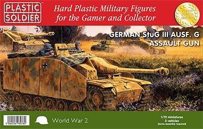 Plastic Soldier PSCV20008 1/72 Stug. III, Ausf.G Assault Gun - Easy Assembly
