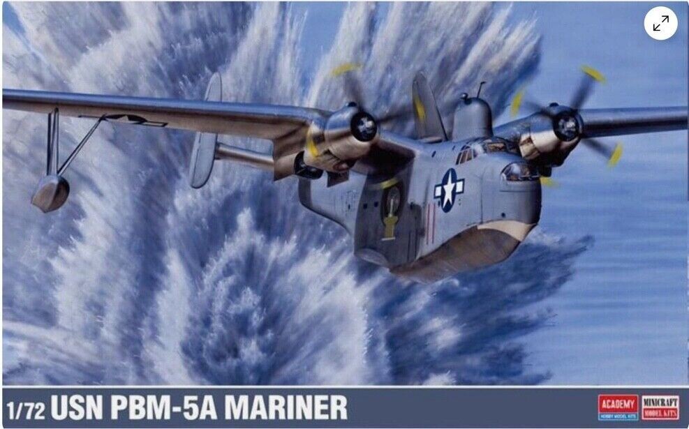 Academy 12586 1/72 USN PBM-5A Mariner Flying Boat