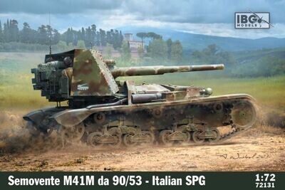 IBG IBG72131 1/72 M41M Semovente da 90/53 Italian self - propelled gun