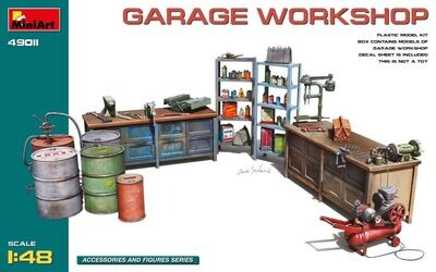 Miniart MA49011 1/48 Garage Workshop
