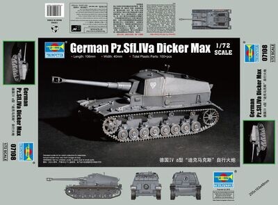 Trumpeter TR07108 1/72 German Pz.Sfl.IVa 'Dicker Max'