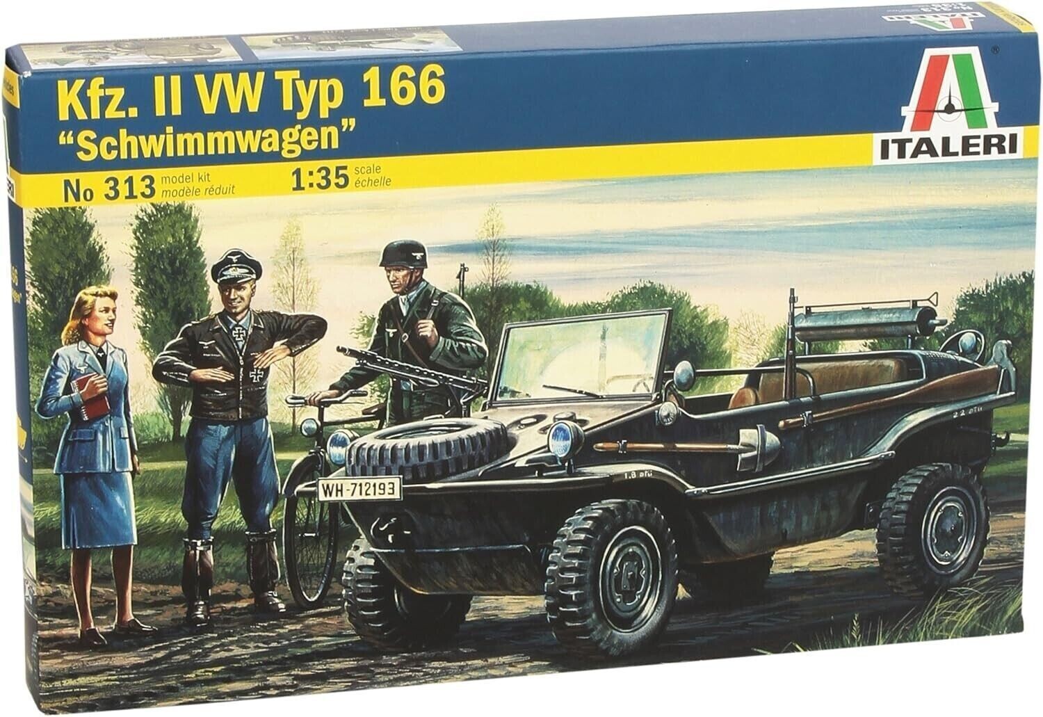 Italeri IT313 1/35 Kfz. II , VW Typ 166 - Schwimmwagen