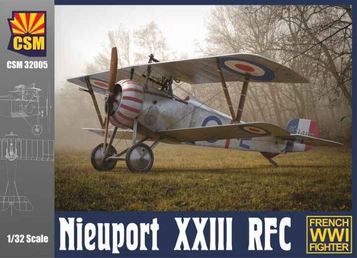 COPPERSTATE CSM32005 1/32 Nieuport XXIII , RFC - French WW.I Fighter