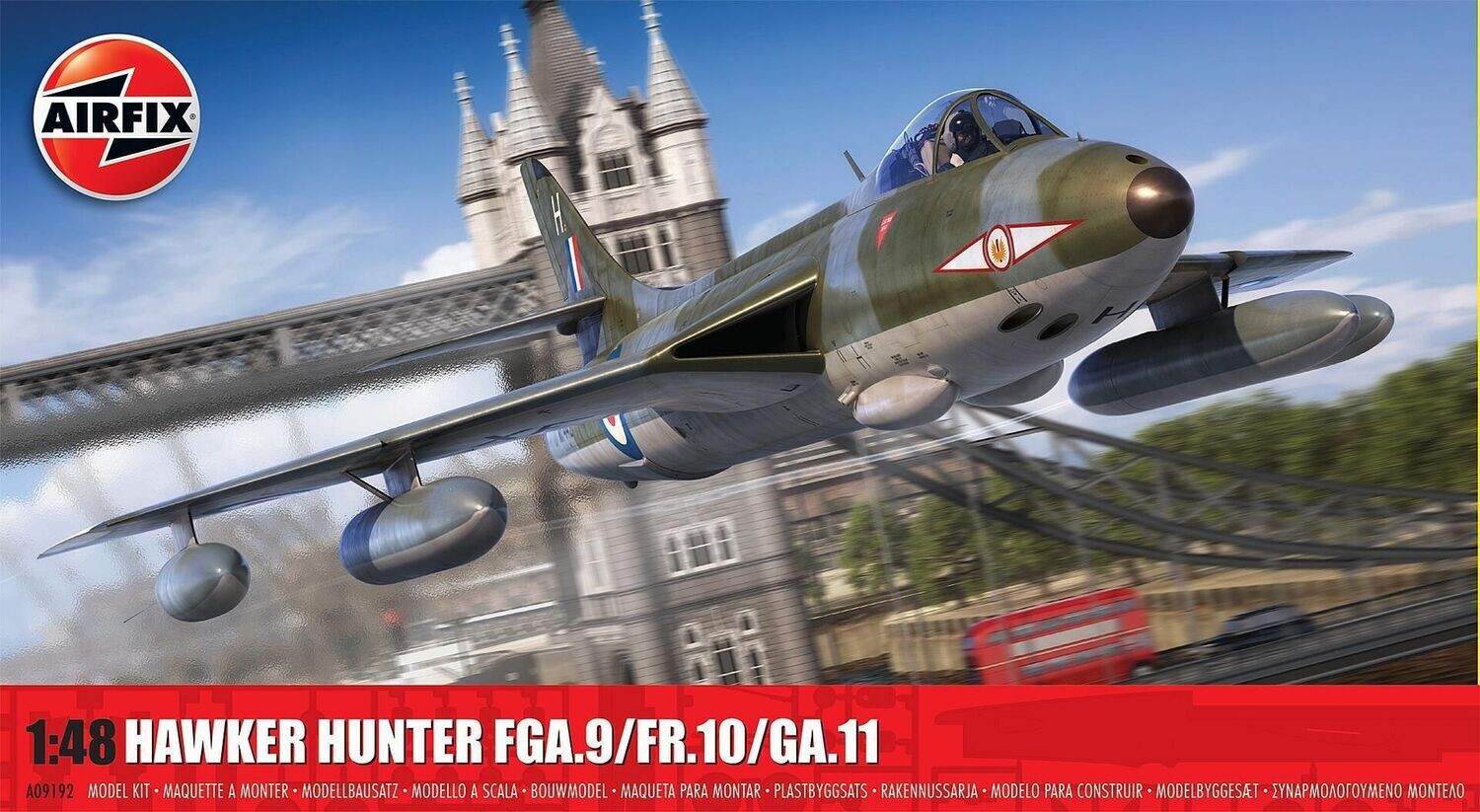 Airfix AF09192 1/48 Hawker Hunter FGA.9/FR.10/GA.11