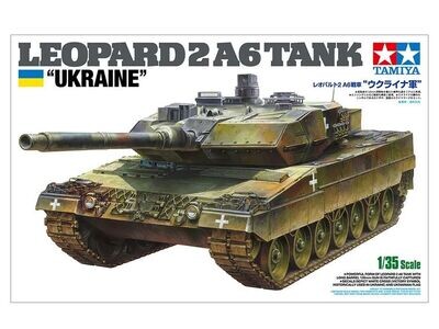 Tamiya TM25207 1/35 Leopard 2 A6 Tank "Ukraine"