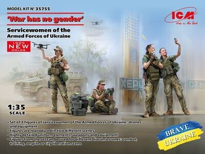 ICM ICM35755 'War Has No Gender' Servicewomen Of The Armed Forces Of Ukraine