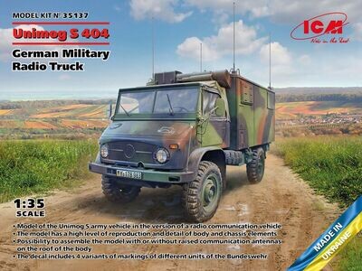 ICM ICM35137 1/35 Unimog S 404 - German Military Radio Truck
