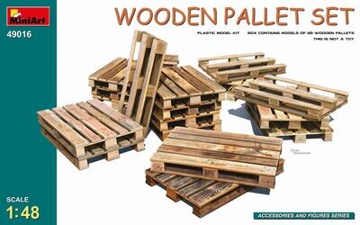 Miniart MA49016 1/48 Wooden Pallet Set