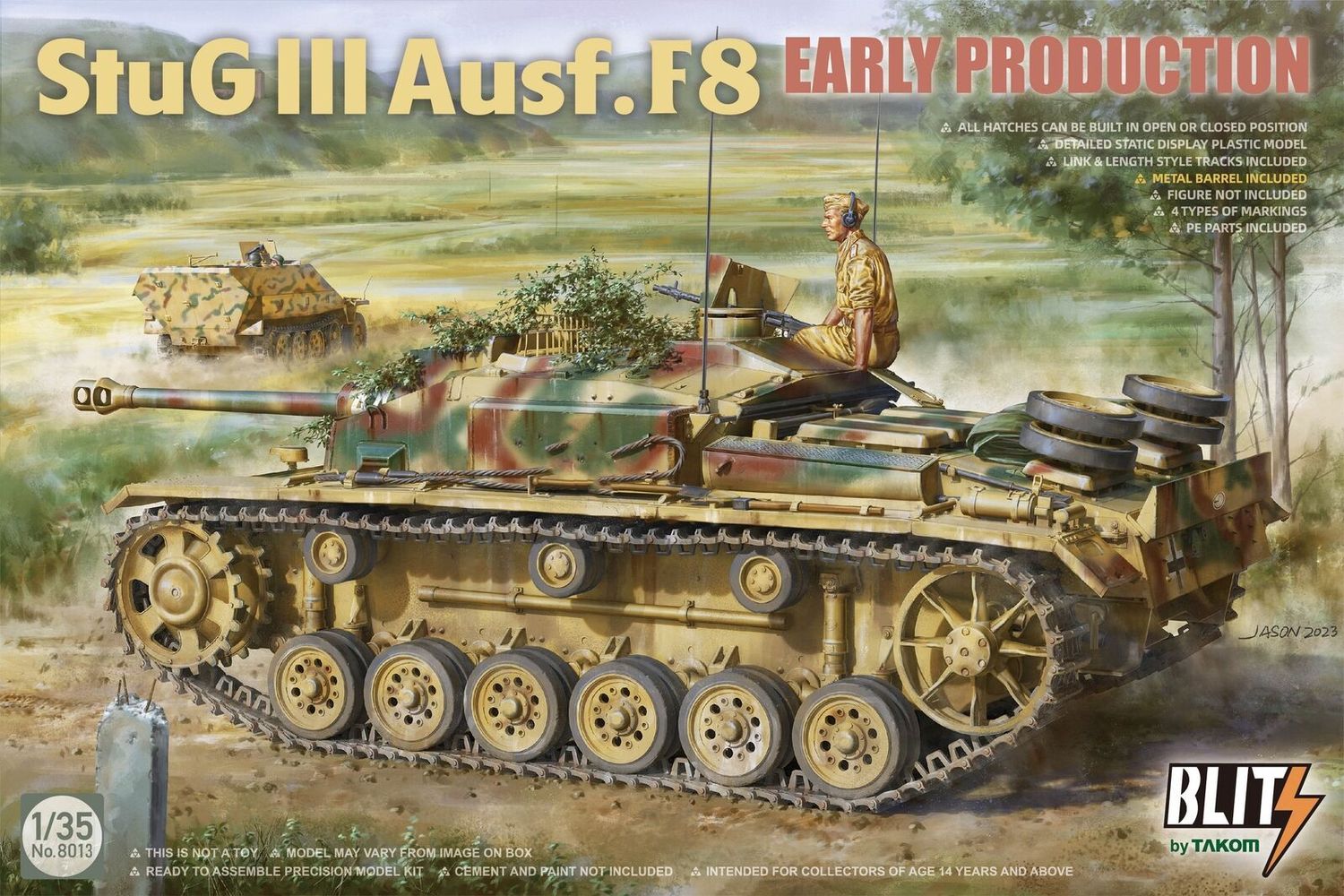 TAKOM TAK8013 1/35 StuG. III , Ausf.F8 - early Production