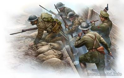 MASTER BOX MB35114 1/35 British Infantry before the Attack, WWI era