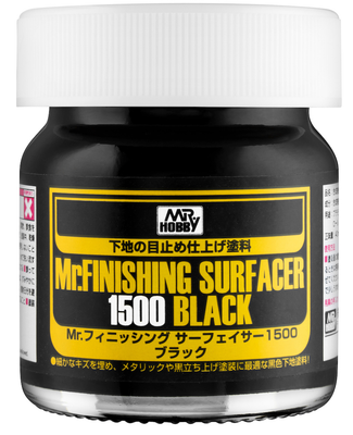 Mr.Hobby SF288 Mr.Finishing Surfacer 1500 Black 1L./187,50.- €