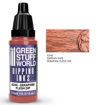 Green Stuff World GSW4240 Dipping Ink ,17 ml - Seraphim Flesh Dip