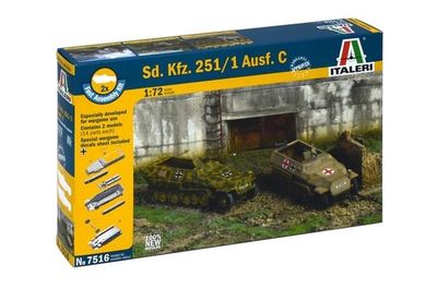Italeri IT7516 1/72 Sd.Kfz.251/1 Ausf.D - Fast Assembly