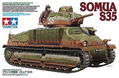 Tamiya TM35344 1/35 French Medium Tank Somua S35