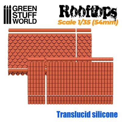 Green Stuff World GSW2326 Silikon Texturplatten - Dach 1/35
( 54mm )