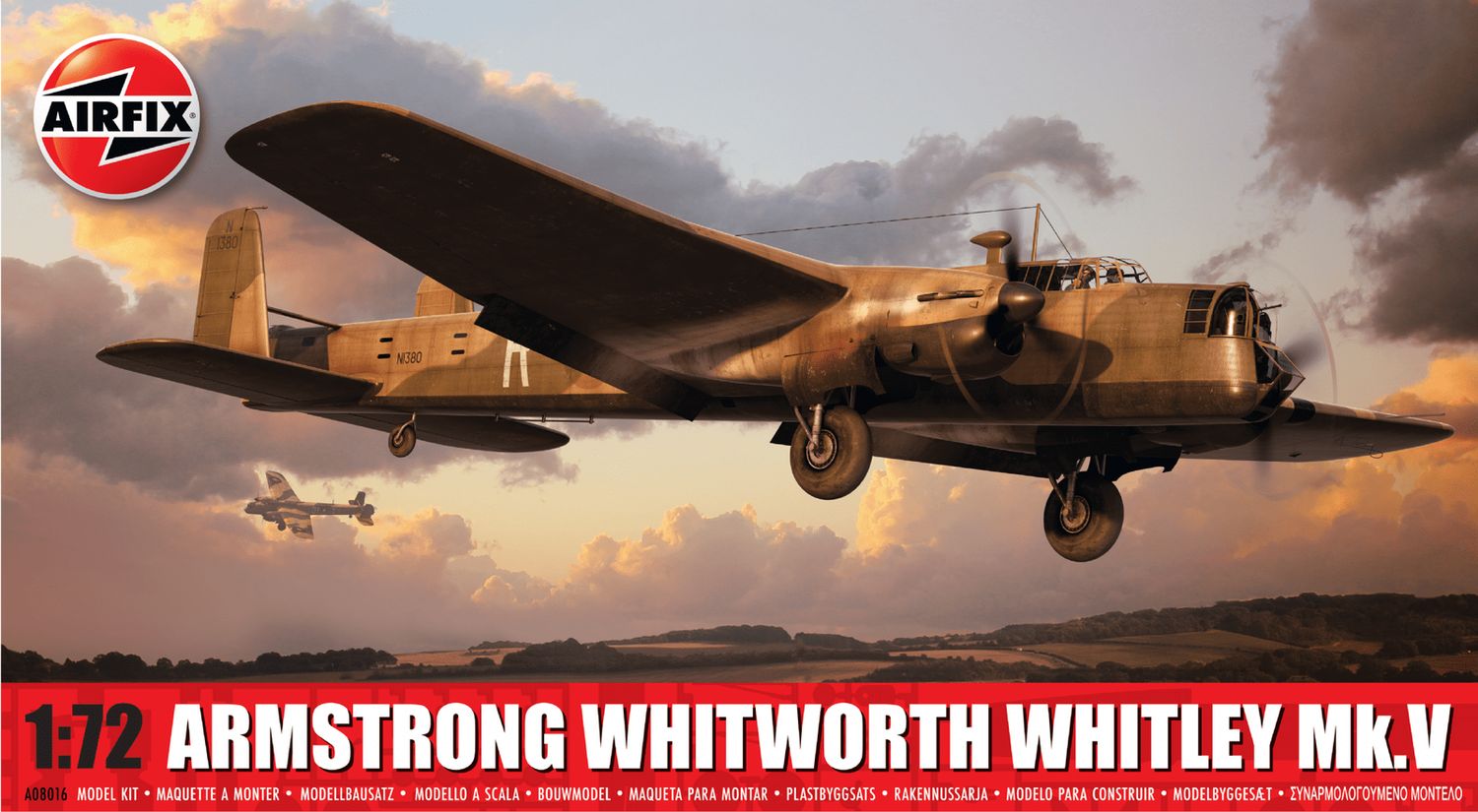 Airfix AF08016 1/72 Armstrong Whitworth, Whitley Mk.V